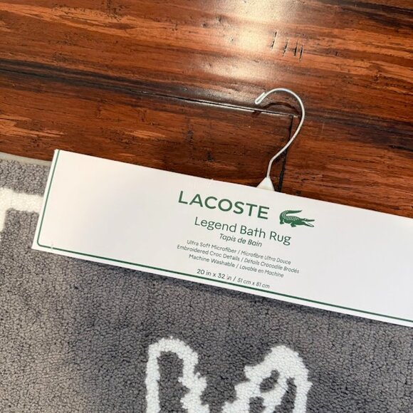 Lacoste Legend Bath Rug 20x32 - Picture 3 of 4